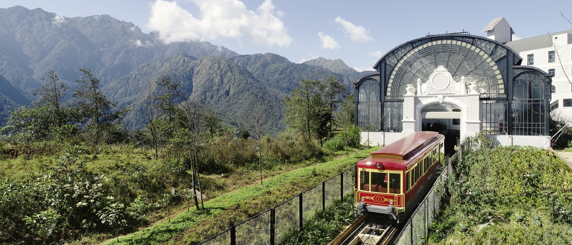 What is a funicular railway?